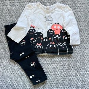 Baby girl gap Halloween outfit 6-12 mo